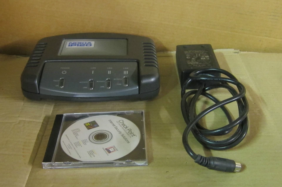 Dispositivo de seguridad de firewall Nokia IP120 - alimentado por Checkpoint Security - IP0110 Foto 1 de 1