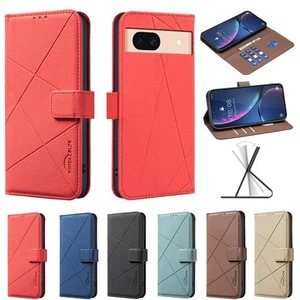 Magnetic Stand Case For Google Pixel 9A 8A 8 9 Pro XL Leather Flip Wallet Cover - Picture 1 of 18