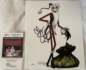 Chris Sarandon Firmado Jack Skellington Pesadilla Antes de Navidad con Certificado de Autenticidad JSA - Imagen 1 de 4