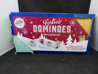 Prof's House Festive Dominoes Large Seasonal Wooden Pieces Age 3+ - Image 1 of 4