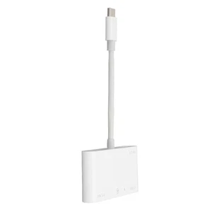 USB Smart Card Reader 6 In 1 Memory Card Reader Plug And Play For IOS 15 And - Zdjęcie 1 z 12