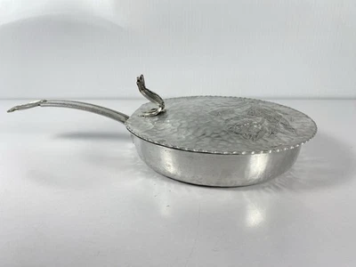 VTG Hand Wrought Creations by Rodney Kent #439 Aluminum Tulip Silent Butler - Image 1 of 4