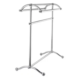 Pedestal Towel Rack in Chrome - Picture 1 of 4