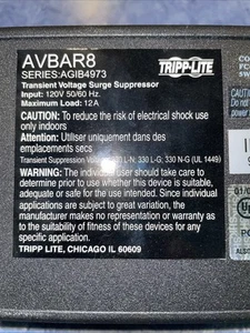 Tripp Lite Transient Voltage Surge Suppressor-Heavy Duty-Clean-Looks Great - Afbeelding 1 van 18