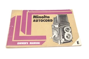 Minolta Autocord Owners Manual - English language - Picture 1 of 2