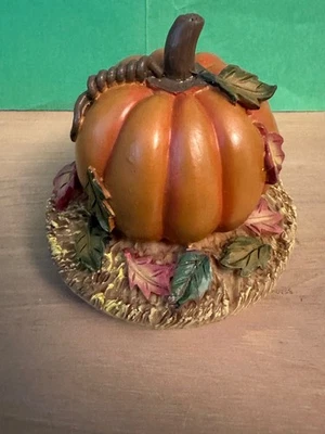 Fits Yankee Candle Halloween abóbora frasco adesivo tampa de vela - Imagem 1 de 2