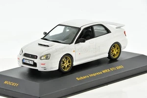 SUBARU Impreza WRX STI White 2003 1/43 ixo MOC031 - Imagen 1 de 5