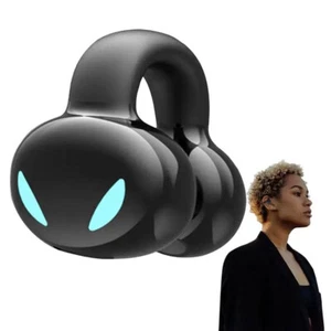Cuffie auricolari stereo Bluetooth wireless clip auricolari conduzione ossea - Foto 1 di 16