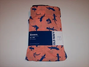 Old Navy Underwear Boys Boxer XS S M L XL Lizard Peach New - Picture 1 of 2