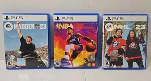 PACCHETTO SPORTIVO PS5! Madden 23, NBA 2K23 e NHL 23! OTTIME CONDIZIONI! SPEDIZIONE GRATUITA 🔥 - Foto 1 di 4