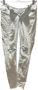 MUDD Girl's Blue Jeans Size 7 Light Wash High Rise Jegging - Picture 1 of 2