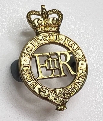 Household Cavalry Staybrite  Anodised Cap Badge  40 x 26 mm - Image 1 of 2