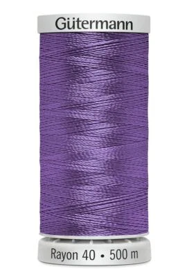 Gutermann Rayon 40 #1194 LIGHT PURPLE, 500m Machine Embroidery Thread - Image 1 of 2