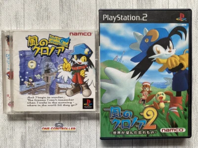 SONY PS1 & 2 Kaze no Klonoa  Klonoa Door to Phantomile & 2 Lunatea's Veil Japan - Image 1 of 4