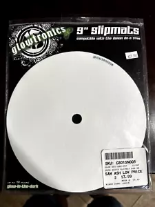 Glowtronics 9"DJ Slipmats, Glow In The Dark Snow White - Picture 1 of 2