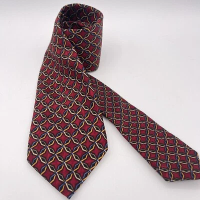 J.Z. RICHARDS--NUEVA CORBATA DE DISEÑADOR--HECHA A MANO EN EE. UU.--100 % SEDA--3 3/4 x 6º” Foto 1 de 4