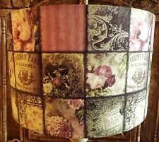 Shabby Chic Lamp Shade,lampshade Paris Patchwork French Floral Free Gift 