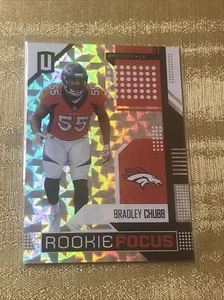 2018 Unparalleled Bradley Chubb Rookie Focus Hyper Parallel #24/25 - Picture 1 of 2