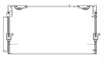 NUEVO CONDENSADOR DE AIRE ACONDICIONADO PARA LEXUS LX570 TOYOTA LAND CRUISER 2008-2015 88460-60400 Foto 1 de 1
