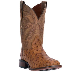 Dan Post Men's Alamosa Full Quill Ostrich Boot DP3876 - Picture 1 of 7