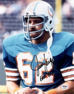 Jim Langer autographed signed inscribed 8x10 photo NFL Miami Dolphins PSA COA - Picture 1 of 1