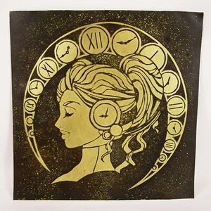 Steampunk Mädchen Geschenk Metall Wandkunst Druck Poster Kunstwerk Zuhause Bar Dekor - Bild 1 von 8