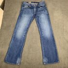 Adriano Goldschmied Mens Jeans 32x33* Bootcut Blue The Fillmore Stretch Faded AG