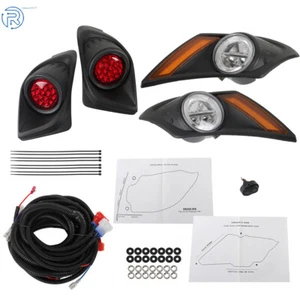 Golf Cart LED Headlight Taillight Light Kit For Yamaha 2017-Up Drive 2 - Picture 1 of 10