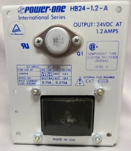 Power One 24VDC 1,2 AMPS HB24-1,2-A Netzteil - Bild 1 von 7