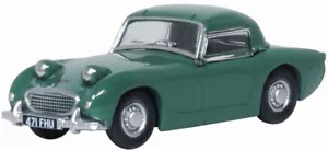 Oxford Diecast Austin Healey Frogeye Sprite Leaf Green 1:76 Scale Model Car - Picture 1 of 6