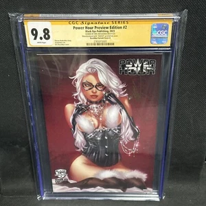 Power Hour Preview Edition #2 CGC 9.8 SS firmato da Ebas Black Cat Ebas4 - Foto 1 di 5