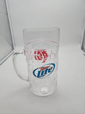 Washington Nationals Plastic Miller Lite Beer Mug/Stein 8" Tall Cover