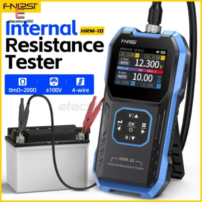 FNIRSI HRM-10 Internal Resistance Detector Lead Acid Lithium Battery Tester NEW