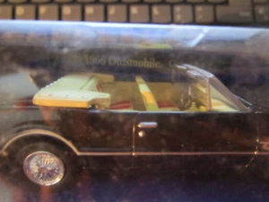 New in box Black 1966 Oldsmobile 4-4-2 Convertible Car 1:43 Scale Die-Cast - Picture 1 of 3