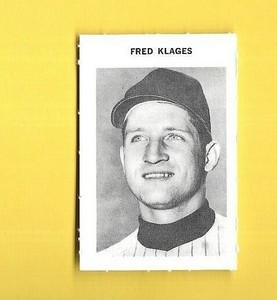 FRED KLAGES 1969 MILTON BRADLEY  WHITE SOX   NRMT