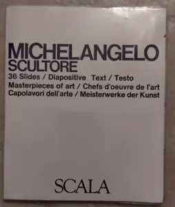 MICHELANGELO 36 Slides Diapositive Text Testo Masterpieces of Art Chefs D'oeuvre - Picture 1 of 7
