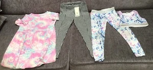 4 Young Girls - Age 7-8 Years Various Style Holiday Clothing Trousers Are NewH32 - Picture 1 of 5