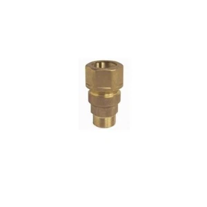 RACCORDO FEMMINA RIPARA TUBO ZINCATO IN OTTONE GIALLO 1/2" BAGNO IDRAULICA TUBI - Foto 1 di 2