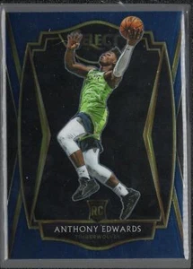 2020-21 Panini Select #169 Anthony Edwards Blue - Picture 1 of 2