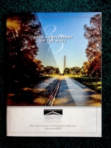 2017 Vietnam Veterans Memorial 35th Anniversary Program Neuzustand - Bild 1 von 5