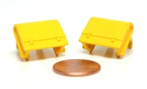 Playmobil Miniature School Child Size Yellow Backpack - 2 Pcs - Picture 1 of 1
