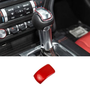 Central Console Gear Shift Knob Head 1PCS For Ford Mustang 2024-2025 Bright Red - Bild 1 von 8