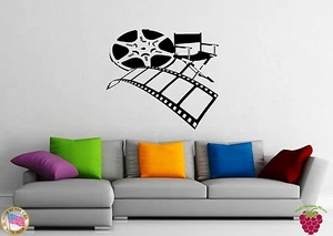 Wall Stickers Vinyl Decal Cinematography Movie Tape Director Action EM058 - Picture 1 of 3