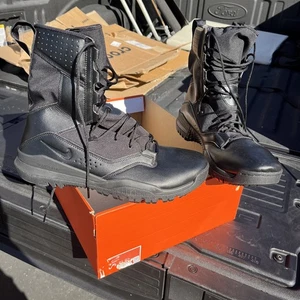 Nike Men's SFB B1 Triple Black Lightweight Tactical Military Combat Boots Shoes - Picture 1 of 9