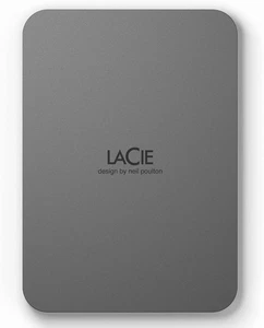 LaCie Mobile Drive SECURE 2TB externe Festplatte USB-C STLR2000400 Space Grau - Bild 1 von 5