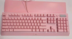 Razer BlackWidow V3 Mechanical Gaming Keyboard: Green Switches Quartz Pink  - Picture 1 of 11