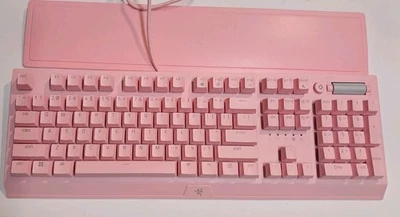 Razer BlackWidow V3 Mechanical Gaming Keyboard: Green Switches Quartz Pink  - Image 1 of 4