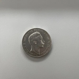 5 Mark Kaiserreich Silber 1899 Wilhelm II Deutscher Kaiser König von Preussen - Bild 1 von 2