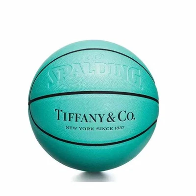 Baloncesto Tiff & Co X Spalding Color Tiffany Baloncesto - Talla 7 - Nuevo.