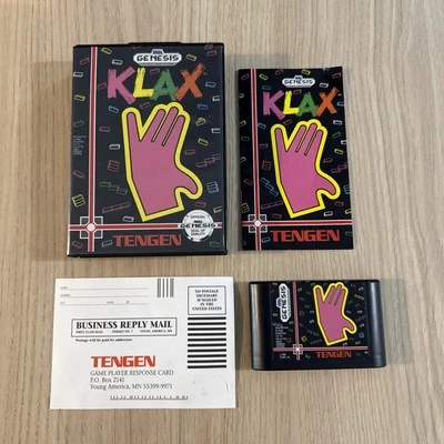 Klax - Sega Genesis - Boxed & Complete - Tested/working - Fast Post - Image 1 of 4